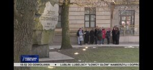 Agata Hrycaj w Panorama Lubelska (TVP3 Lublin) – relacja ze spaceru literackiego śladami Józefa Czechowicza, realizowanego we współpracy z Teatr im. J. Osterwy (styczeń 2025)