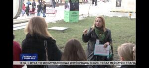 Agata Hrycaj w Panorama Lubelska (TVP3 Lublin) – relacja ze spaceru literackiego śladami Józefa Czechowicza, realizowanego we współpracy z Teatr im. J. Osterwy (styczeń 2025)